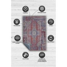 Homshtag Farklı Olmakta Etnik Desenli Halı Geometrik Salon Halısı Çok Renkli Oturma Odası Halısı