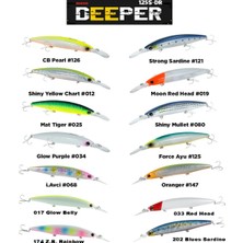 Fujin Deeper 125S-DR Slow Sinking Maket Balık