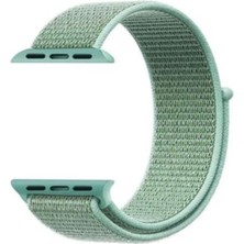 Adige Apple Watch 7 45MM Kordon Kayış Kumaş Cırtlı