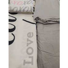 Çağtex Flanel Pazen Çift Kişilik Nevresim Takımı Love