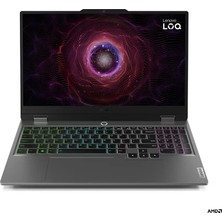 Lenovo Loq Amd Ryzen 7 8845HS 32GB 512GB SSD RTX4050 Freedos 15.6" Fhd Taşınabilir Bilgisayar 83DX0093TR32