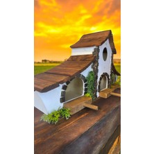 Ahsapduvardekor, Kuş Evi, Kuş Yuvası, Otantik Duvar Dekoru, Kuş Besleme Kafesi