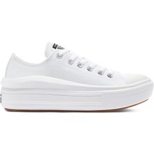 Converse Chuck Taylor All Star Move Canvas Platform Kadın Beyaz Sneaker Ayakkabı 570257C