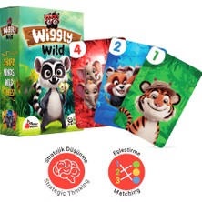 Playever Wiggly Wild, Renk ve Sayı Eşleştirme Kart Oyunu (3-6 yaş)