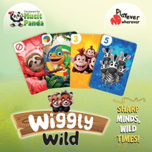 Playever Wiggly Wild, Renk ve Sayı Eşleştirme Kart Oyunu (3-6 yaş)