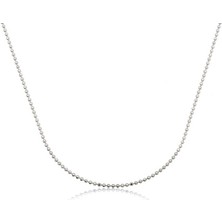 Kaufhier Gümüş Küçük Top Zincir