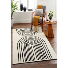 Smallpox Füme Dekoratif Halı Dikdörtgen Djt