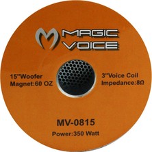 Magıcvoıce MV-0815 Yedek Hoparlör 15 - 38CM - 500W  (MV-3415 Için) (4607)