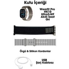 HK10 Ultra3-Wf Yeni Versiyon Chat Gpt 2.0 Destekli 49MM Amoled Ekran Akıllı Saat