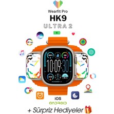 Hk9 Ultra 2 49MM Amoled Ekran Pusula/chatgpt Destekli 2g Dahili Depolama Özellikli 2023 Akıllı Saat