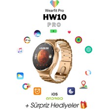 HW10 Pro 1.52 Inç 38 mm Yuvarlak Amoled Ekran Yapay Zeka Destekli Akıllı Saat