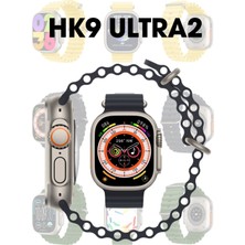 Wearfit Hk9 Ultra 2  Akıllı Kol Saati Model:inç 49MM Amoled Ekran (Siyah)