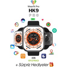 Wearfit Pro Hk9 Pro Akıllı Saat 45MM Amoled Ekran Akıllı Kol Saati