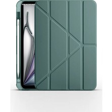 TEKNETSTORE Ipad Air 11 10.9 Inç Air 4 5 6 2020 2022 2024 Kılıf Kalem Bölmeli Stadlı Uyku Modlu Akıllı Case