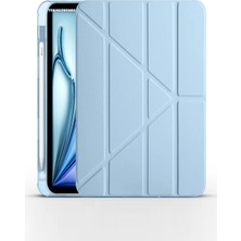 TEKNETSTORE Ipad Air 11 10.9 Inç Air 4 5 6 2020 2022 2024 Kılıf Kalem Bölmeli Stadlı Uyku Modlu Akıllı Case