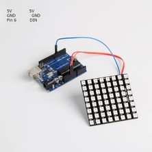 Sensör Modül WS2812 LED Panel 5050 Rgb 8x8 LED Matrix Arduino