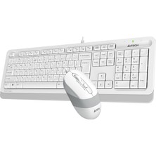 A4 TECH F1010 Q USB BEYAZ TR MM KLAVYE+OPT MOUSE