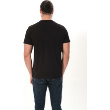 Nerwes Erkek Bisiklet Yaka Tişört Regular Fit Pamuk Basic T-Shirt