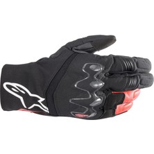 Alpinestars Hyde Xt Ds Wp Korumalı Motosiklet Eldiveni Siyah / Kırmızı