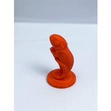 3D Bukalemun Figürlü Biblo / Oyuncak