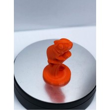 3D Bukalemun Figürlü Biblo / Oyuncak