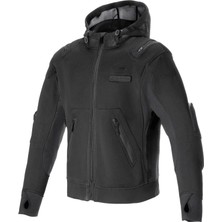 Alpinestars Moflow Air Tech Hoodie Korumalı Motosiklet Montu Siyah / Siyah