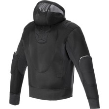 Alpinestars Moflow Air Tech Hoodie Korumalı Motosiklet Montu Siyah / Siyah