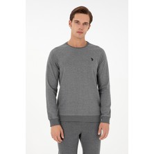 U.S. Polo Assn. Erkek Antrasit Melanj Sweatshirt 50295159-VR081