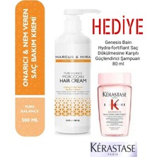 Marcus & Mıra Moraccan Haır Cream Nem Ve Onarıcı Bakım Kremi 500 Ml. Genesis Şamp. 80ml Hediye