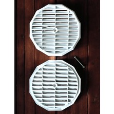 Erplassan Doğalgaz Havalandırma Cam Menfezi Özel Tasarım Köşeli Üst Kalite Ventilasyon