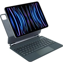 Manyetik Kılıf iPad PRO11"/IPAD Air(4 ve 5.nesil) Için Uyumlu Bluetooth Aydınlatmalı Klavyeli Kılıf