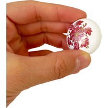 Glaswen Pembe Beyaz Ortanca Çiçek Desenli Polimer Düğme Kulp Mantar Mobilya Mutfak Dolabı Çekmece Kulbu Kulpları