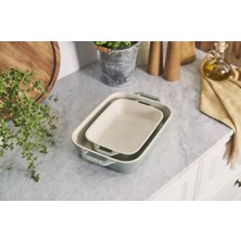 Staub Seramik Dikdörtgen Fırın Kabı Seti 2 Prç Okaliptüs - 405087290