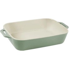 Staub Seramik Dikdörtgen Fırın Kabı Seti 2 Prç Okaliptüs - 405087290