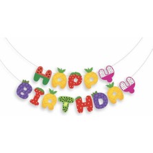 Parti Sürprizi Block Partisi Happy Birthday Harf Afiş