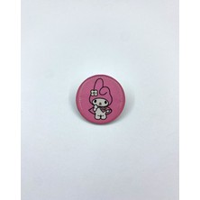 Yaya Design Co My Melody Temalı 4'lü Parlak Baskılı Metal Rozet Seti