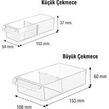 Rodex Çekmeceli 39'lu Takım Çantası Plastik Organizer Vida Dübel Civata Kutusu Bölmeli Avadanlık Monoblok