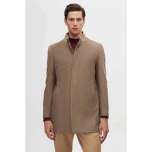 Regular Fit Vizon Hakim Yaka Kaşe Kaban 5HF08ORT10002