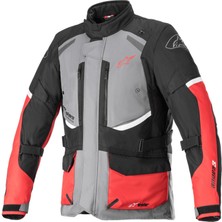 Alpinestars Andes V3 Drystar Korumalı Motosiklet Montu Gri / Siyah / Kırmızı