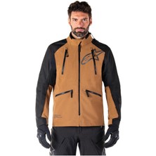 Alpinestars Hyde Xt Ds Xf Off-Road Korumalı Motosiklet Montu Kahverengi / Siyah