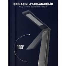 Şarjlı Dokunmatik Ledli Okuma Çalışma Masa Lambası Dekoratif Masa Lambası