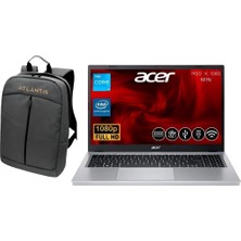 Acer Aspire 3 I3 8gb 256GB M.2ssd A315-510P-38X0 ATL13  Fdos 15.6'' Dizüstü Bilgisayar+Çanta