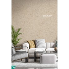 Ventrawall Isı ve Ses Yalıtımlı Sürülen Altın Mineral Taşlı Krem Duvar Kağıdı -V702-PLUS2-5KG-16,5M²