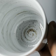 JC Seramik Fincan Japon Çay Bardağı Kahve Kupa Çömlekçilik Bardaklar Çay Fincanı Usta Çay Kupa Konteyner Drinkware Teaware Dekor El Sanatları Hediye | Kupalar (Gri) (Yurt Dışından)