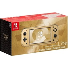 Nintendo Switch Lite Hyrule Edition (Özel Sürüm) Sıfır Oyun Konsolu + It Takes Two Oyunlu Bundle