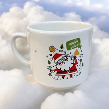 İlbay Çini Takı Yılbaşı Noel Baba Mutlu Yıllar Temalı Hediyelik Seramik Times Kupa Bardak Mug