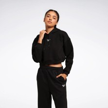Reebok Kadın Eva Sweatshirt Siyah Renk Regular Fit Rahat Kesim Sezonluk Moda