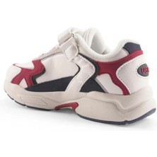 U.S. Polo Assn. Erkek Çocuk Sneaker Beyaz-Kırmızı 101885747 4f Krenas 4pr