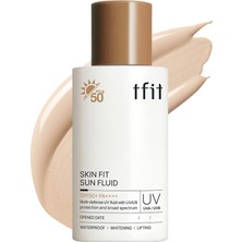 Tfıt Güneş Kremi | Skin Fit Sun Fluid SPF50 + 50 ml Cilt Bakım Içerikli Güneş Kremi