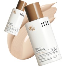 Tfıt Güneş Kremi | Skin Fit Sun Fluid SPF50 + 50 ml Cilt Bakım Içerikli Güneş Kremi